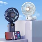 Digital Display Handheld Fan