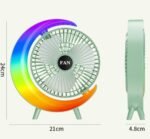 Iridescent marquee desktop fan - Image 2